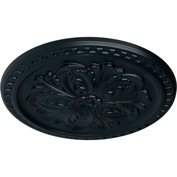 Emeryville Ceiling Medallion, Hand-Painted Night Shade, 16 7/8OD X 5/8P